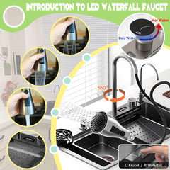 Spoelbak - Wasbak - Keuken - RVS - 65x50 cm