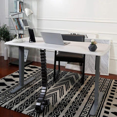 FLEXISPOT Kabelgoot kabelslang 128 cm voor flexibel kabelmanagement op computer en werkplek (zwart)