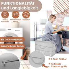 KESSER® Opvouwbaar matras - 75x200cm - Logeerbed - Grijs