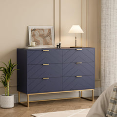 Commode - Dressoir - Ladekast - 100x34x73,5 cm - Marineblauw - UEV