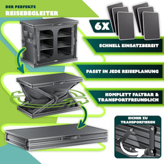 KESSER® Campingkeuken Opvouwbaar - Kampeerkeuken - Grijs