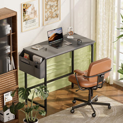 Gaming bureau - Gaming desk - Gaming tafel - 80x40 cm - Grijs - HLDIRECT