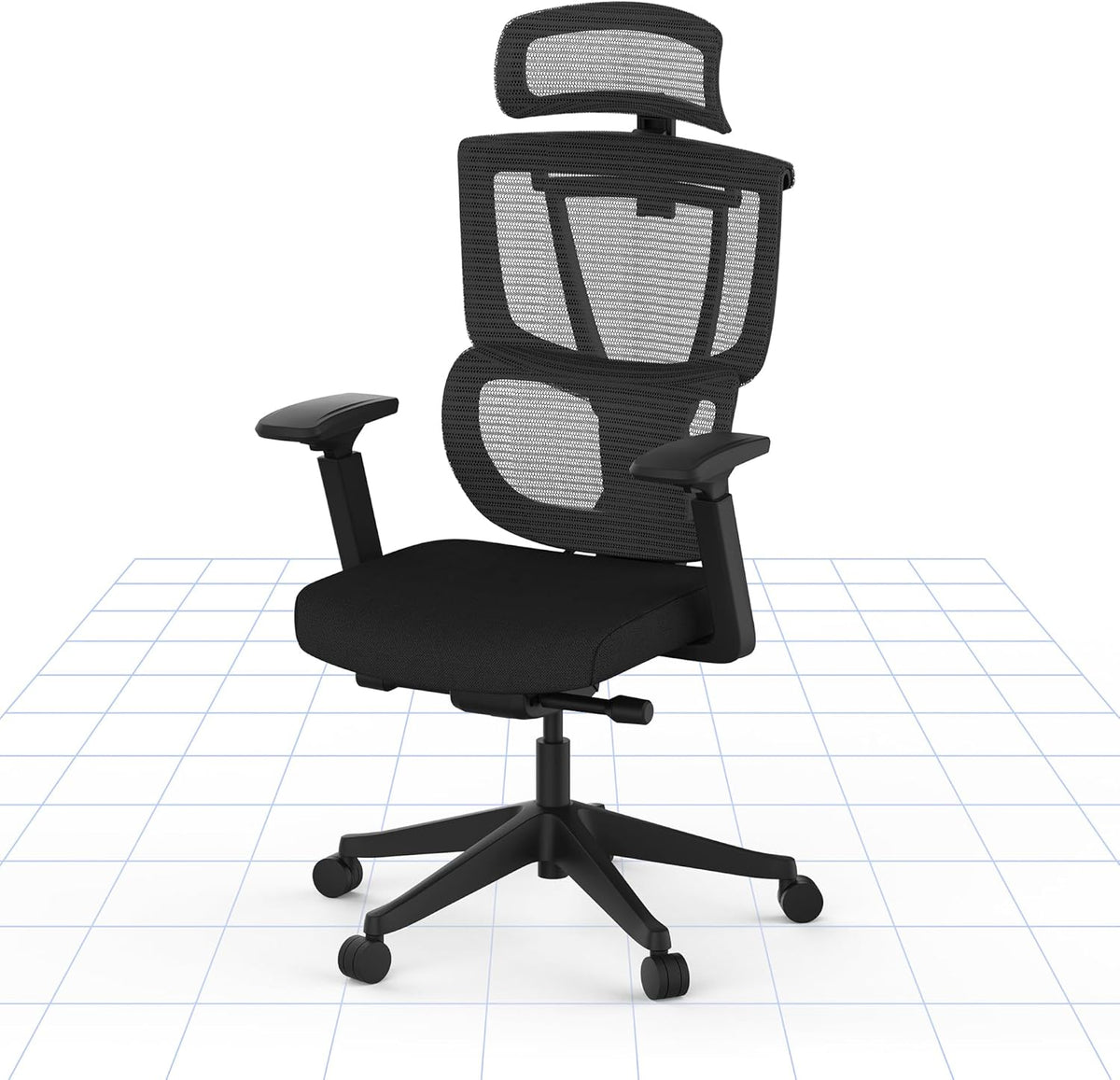Ergonomische Bureaustoel -  Office Chair - Gamestoel - Volwassenen - Zwart - C7B - FLEXISPOT