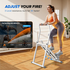 Stair Stepper - Stepper fitnes - Stair Master - Wit - MERACH