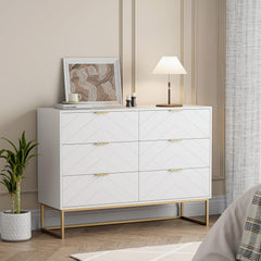 Commode - Dressoir - Ladekast - 100x34x73,5 cm - Wit - UEV