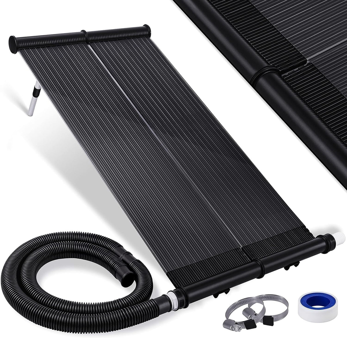 KESSER® Solar mat - Zwembadverwarming - 108x73cm - Zwart