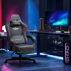 Ergonomische Bureaustoel -  Office Chair - Gamestoel - Volwassenen - Grijs - GTPLAYER - GT829
