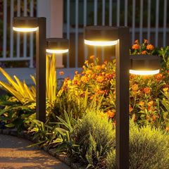 Solar Pathway Lights Outdoor, 4 Pack Bright Dual-Head Solar Lights Outdoor Waterdicht, Auto aan/Uit Solar Garden Lights Zonne-energie voor Tuin Patio Loopbrug Oprit Buiten Landschap Decor