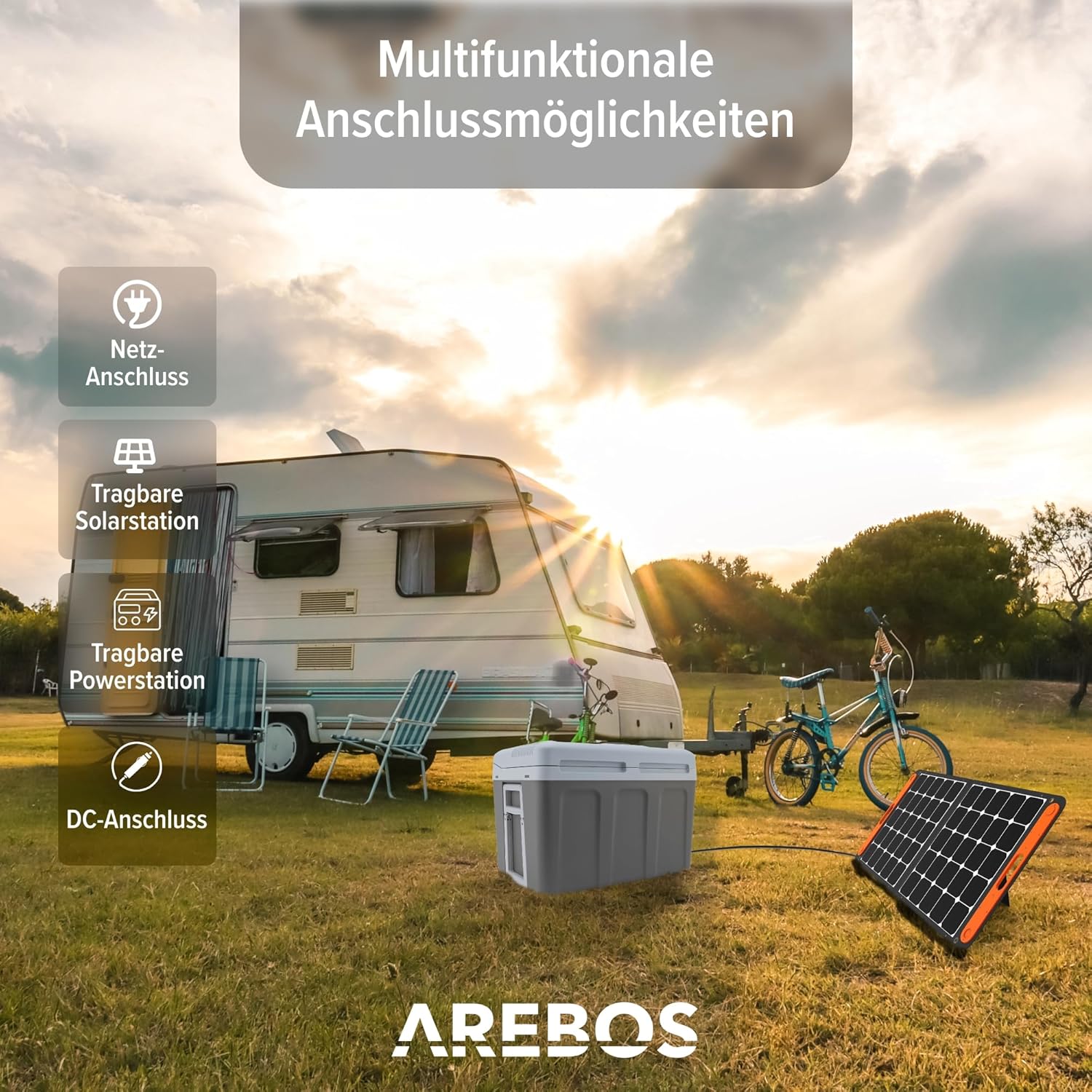 Koelbox Elektrisch – 12V en 230 volt - Coolbox - Frigobox - 40L – Antraciet