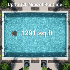 Zwembadrobot - Zwembadzuiger tot 120 m² - Zwart - CoasTeering