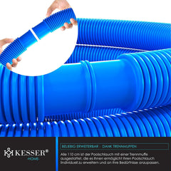 KESSER® Zwembadslang - 10M - Ø32mm - Blauw
