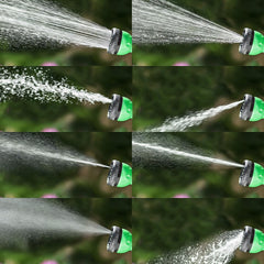 Flexibele Tuinslang - Inc. sproeikop - 30 meter - Groen