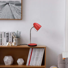 Tafellamp - Bureaulamp - Leeslamp - Rood - Aigostar