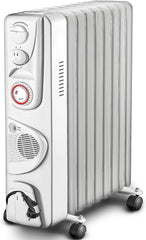 Olieradiator - 2500W Heater - Elektrische kachel - met Thermostaat - Wit - TRESKO®