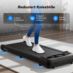 Loopband - Walking pad - Wandelband - 1-6 km/u - Zwart - MERACH