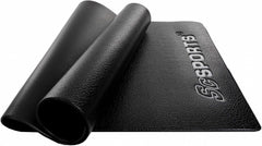 ScSports onderlegmat, beschermmat voor fitnessapparaten, loopband, hometrainer, halterbank, sporttoestellen, groot, zwart, 160L x 80B x 0.6D cm