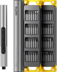 HOTO SNAPBLOQ™ S-A01 Mini-elektrische schroevendraaierset, magnetische precisieschroevendraaierset, 3 versnellingen, geschikt voor nauwkeurige reparaties van mobiele telefoon, laptops, brillen en