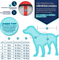 Hondenjas - Hondentrui - Winter - XXL - Rood - TRESKO®
