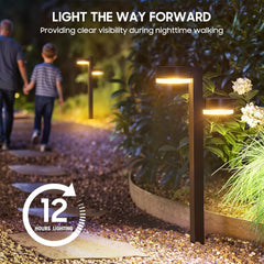 Solar Pathway Lights Outdoor, 4 Pack Bright Dual-Head Solar Lights Outdoor Waterdicht, Auto aan/Uit Solar Garden Lights Zonne-energie voor Tuin Patio Loopbrug Oprit Buiten Landschap Decor