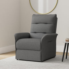 Fauteuil met armleuning - Relaxfauteuil - Relaxstoel - Elektrisch - Donkergrijs - X1DG-V2 - FLEXISPOT
