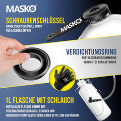MASKO® Remontluchtingsapparaat - Remontluchter Auto - 2L - Wit