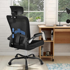 Ergonomische Bureaustoel -  Office Chair - Gamestoel - Volwassenen - Zwart- COMHOMA