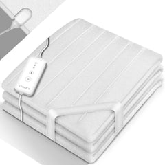 Sinnlein® Elektrische deken - Warmtedeken - 190x80cm - Wit