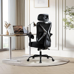 Ergonomische Bureaustoel -  Office Chair - Gamestoel - Volwassenen - Zwart - UEV