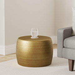 Salontafel rond - Ø 59x41 cm - Goud - WOMO-DESIGN •