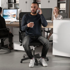 Ergonomische Bureaustoel -  Office Chair - Gamestoel - Volwassenen - Zwart •