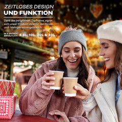 Weckketel - Inmaakketel - Gluhweinketel - 30L - Zilver - TRESKO®