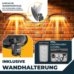 KESSER® Terrasverwarmer - Draaibaar - Verstelbaar - 2000W - Zwart