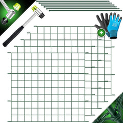 KESSER® 5x Vijverhek - Tuinhek - Steekhek - 71x66cm - Groen