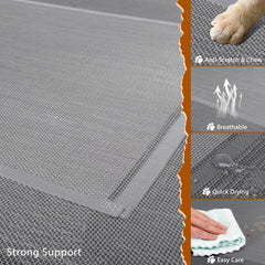 Hondenbed op pootjes - Grijs - 124x90 cm - Nobleza