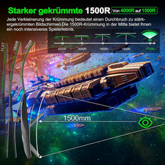 Gaming Monitor - Beeldscherm computer - 27 inch - Curved - 200Hz - FHD - Minifire