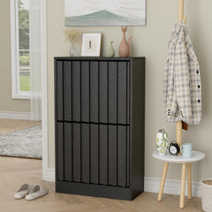 Schoenenkast - Schoenenrek - 52x24x86,5 cm - Zwart - UEV