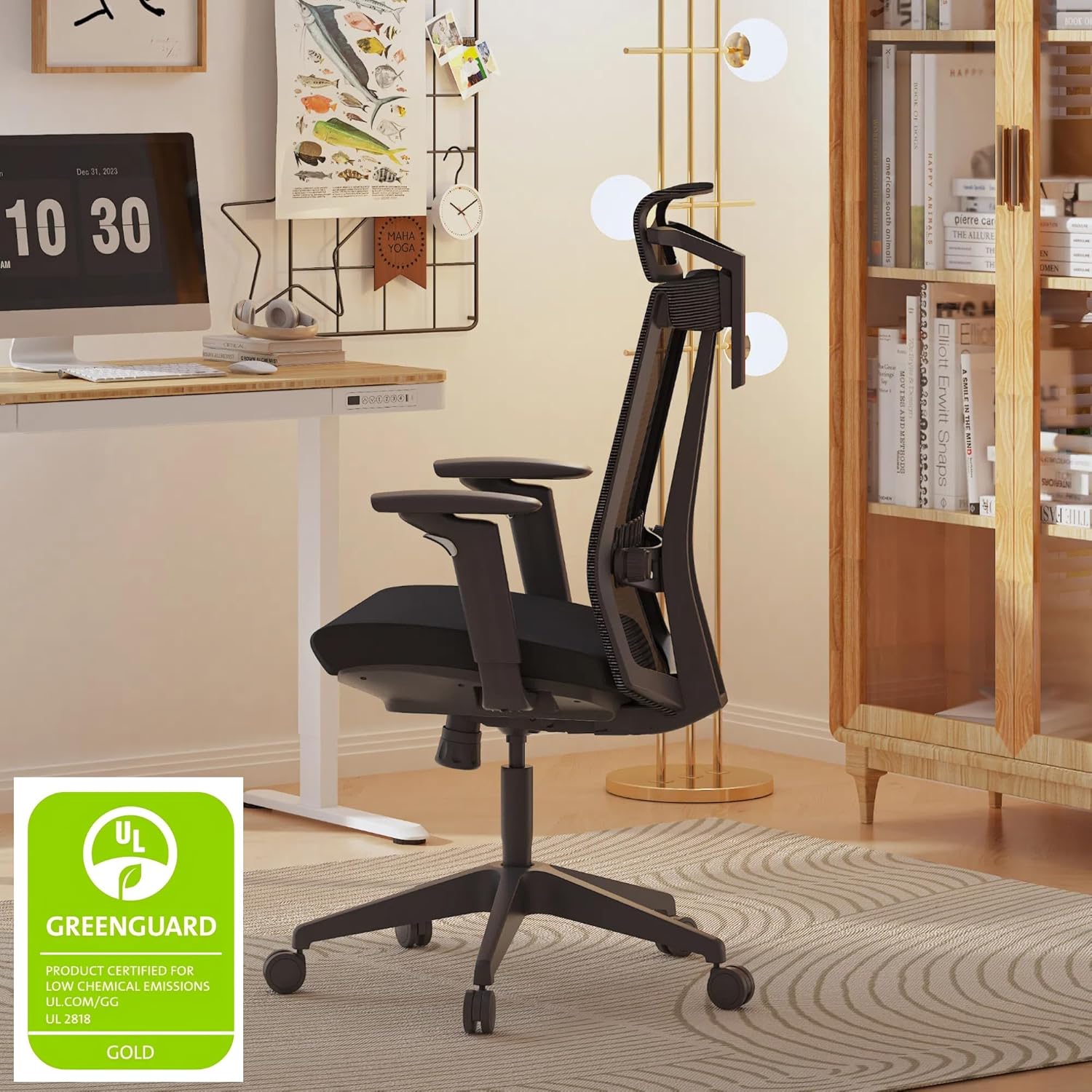 Ergonomische Bureaustoel -  Office Chair - Gamestoel - Volwassenen - Zwart - FLEXISPOT