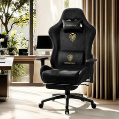 Ergonomische Bureaustoel -  Office Chair - Gamestoel - Volwassenen - Zwart - Dowinx •