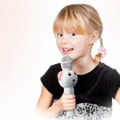 Karaoke Microfoon – met Bluetooth - Wit – Lenco - BMC-060