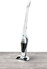 2 in 1 hand- en steelstofzuiger, zakloos - Met afneembare handstofzuiger - Accuduur: 26/34 min. - Snelheden: 2 - Meegeleverde accessoires: 2 in 1 voegenopzetstuk, borstelopzetstuk, netadapter, laadstation