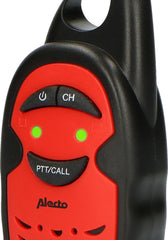 Alecto FR-05RD - Walkie Talkie voor kinderen en volwassenen - Set van 2 stuks - Bereik tot 3 km - Rood •