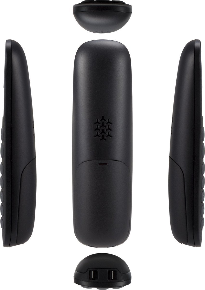 Profoon PDX-320 DECT telefoon - Verlicht Display - Zwart
