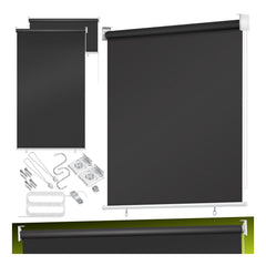 Rolgordijn - Verduisterend - 160x240 cm - Antraciet - KESSER®