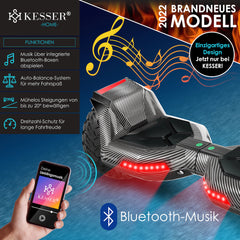 KESSER® Hoverboard - 800 Watt - Bluetooth-luidspreker - LED
