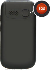 Senioren telefoon - Senioren mobiele telefoon - Senioren GSM - Zwart - Fysic F25 •