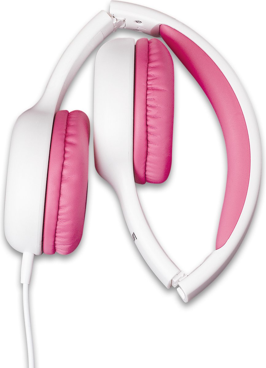 Lenco HP-010PK - Hoofdtelefoon voor Kinderen - Volumebegrenzer op 85dB - Roze