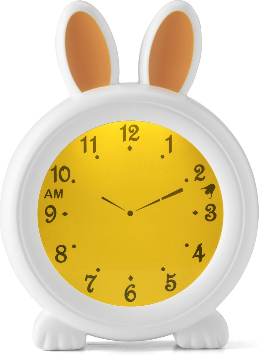Slaaptrainer - Nachtlampje - Kinderwekker - Pastel Beige - Alecto BC100BUNNY