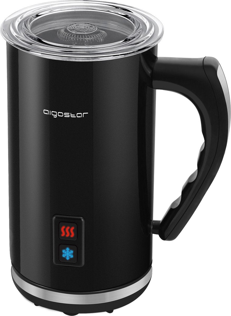 Aigostar Elektrische Melkopschuimer - 3-in-1 - 500W - Zwart •
