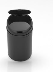 Jago Prullenbak met Sensor - Afvalbak - Vuilnisbak - RVS - LED-Display - 40 Liter - Zwart