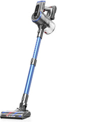 Steelstofzuiger - Draadloos - Stofzuiger Zonder zak - 33KPa - Blauw - Honiture